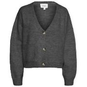 Vest Aware Noos Gemma Cardigan - Dark Grey Melange