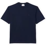 T-shirt Lacoste Heavy Jersey Loose Fit T-Shirt - Navy Blue