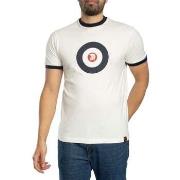 T-shirt Korte Mouw Trojan Target logo ringer T-shirt
