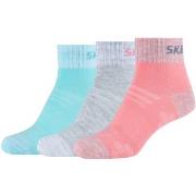 Sportsokken Skechers 3PPK Wm Mesh Ventilation Quarter Socks