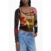 T-Shirt Lange Mouw Desigual 25wwtk38