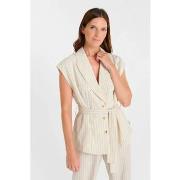 Blazer Le Temps des Cerises Mouwloos TAYRA-jack