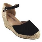 Espadrilles Amarpies Zapato señora 26484 acx negro