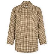 Mantel Vila Peary Check Jacket - Snow White/Tapenade