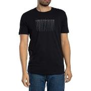 T-shirt Korte Mouw EAX Slim Brand Repeat Graphic T-shirt