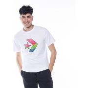 T-shirt Korte Mouw Converse Star Chevron Sunset