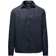 Overhemd Lange Mouw Bomboogie SM6402 T LI2-20 NAVY BLUE