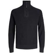 Trui Jack &amp; Jones 12240621 FILO HALF ZIP-BLACK
