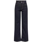Straight Jeans Only 15352206 MADISON WIDE-DARK BLUE DENIM