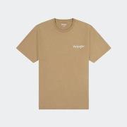 T-shirt Korte Mouw Wrangler 112362818 CASEY JONES-CAPPUCCINO