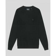 Trui Lyle &amp; Scott KN2124V TONAL LAMBSWOOL CREW-Z865 JET BLACK