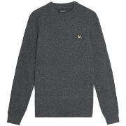 Trui Lyle &amp; Scott KN2114V LAMBSWOOL BLEND-398 CHARCOAL MARL