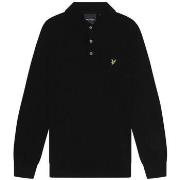 Trui Lyle &amp; Scott KN2313V FOOTBALL COLLAR-Z865 JET BLACK