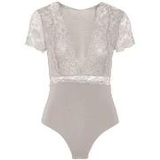 Onderhemden Pieces 17095132 SICCA-SILVER GRAY