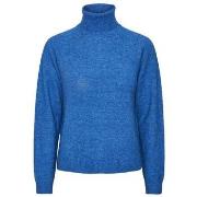 Trui Pieces 17139792 JULIANA ROLLNECK-AIRY BLUE