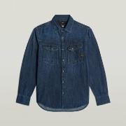 Overhemd Lange Mouw G-Star Raw D23616-D252 SLIM DENIM-G133 WORN IN DEE...