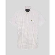 Overhemd Lange Mouw Lyle &amp; Scott SW2213V SHORT SLEEVE SHIRT-X334 C...