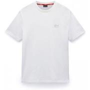 T-shirt Napapijri S-SORANO NP0A4IEH-2061 WHITE HERON