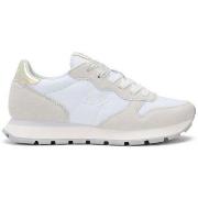 Lage Sneakers Sun68 Z36202 ALLY GOLD SILVER-330 01 BIANCO