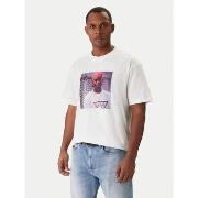 T-shirt Korte Mouw Guess M5BI3G K8FQ4-G011 PURE WHITE