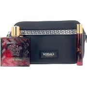 Geurset Versace Set Eros Flame 100ml Parfum + Mini 10ml + Trousse