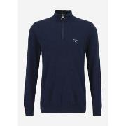 Trui Barbour lingwood compact cotton half zip sweater