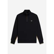 Trui Fred Perry Stripe tape half zip sweathshirt