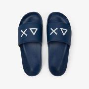 Teenslippers Sun68 X36110 SLIPPERS LOGO-94 07 NAVY BLUE
