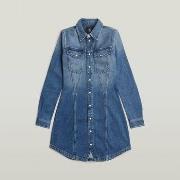 Jurk G-Star Raw D27935-E205 PITCHED HEM-G326 FADED CLIFFSIDE BLUE