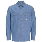 Overhemd Lange Mouw Jack &amp; Jones 12291967 JPRBLUHARRY CHAMBRAY-MED...