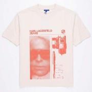 T-shirt Karl Lagerfeld B2m17067 Whtgry