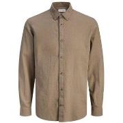 Overhemd Lange Mouw Jack &amp; Jones 12289174 SUMMER LINEN-FALCON