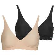 Bralettes/zonder beugel Sloggi ZERO Microfibre 2.0 Soft Bra PACK DE 2