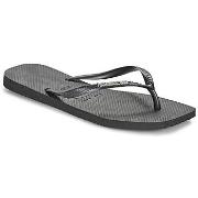 Teenslippers Havaianas SLIM SQUARE LOGO METALLIC