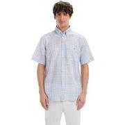 Overhemd Korte Mouw Eden Park Chemises manches courtes--H-E25CHECC0038