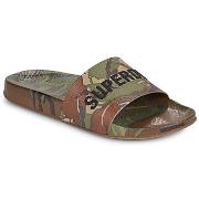 Teenslippers Superdry Camo Print Pool Slide