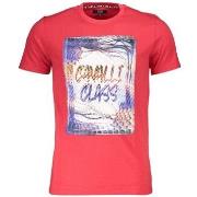 T-shirt Korte Mouw Roberto Cavalli qxt61ojd060aac6df2rosso020002xl