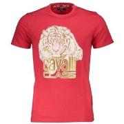 T-shirt Korte Mouw Roberto Cavalli qxt61wjd0606406f0arosso020002xl