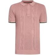 Polo Shirt Korte Mouw Superdry Gebreide polo met textuur