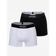Boxers Dsquared DCX210070 - TWIN 2PACK TRUNK-010 BLACK/WHITE