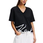 T-shirt Korte Mouw Karl Lagerfeld Camisetas Mujer Modèle Karl Signatur...