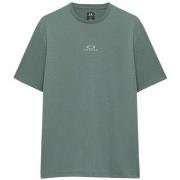 T-shirt Korte Mouw Oakley Bark New