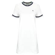 Korte Jurk Calvin Klein Jeans SS CTN MONOGRAM STRIPE TRIM MINI