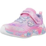 Lage Sneakers Skechers Zapatillas Niña Modèle Eternal Heart Lights