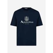 T-shirt Korte Mouw Aquascutum Big logo t-shirt