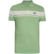 Polo Shirt Korte Mouw Sergio Tacchini Young Line Polo Shirt Quiet Gree...