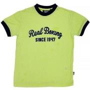 T-shirt Korte Mouw Leone 1947 Boy Short Sleeves Real Boxing