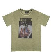T-shirt Korte Mouw Leone 1947 Boy Short Sleeves Color Block