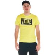 T-shirt Korte Mouw Leone 1947 Man T-Shirt Sleveless Sporty Fluo