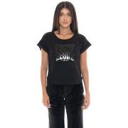 T-shirt Korte Mouw Leone 1947 Woman T-Shirt Short Sleeves Gold Studs